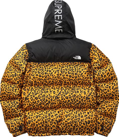 supreme x the north face leopard jacket replica|supreme x north face apparel.